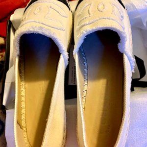 Chanel Espadrilles - Black & White Canvas !!